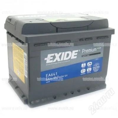 Лот: 1303087. Фото: 1. аккумулятор exide premium ea641... Аккумуляторы