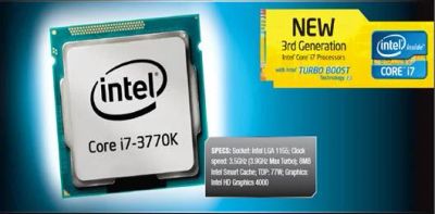 Лот: 3166216. Фото: 1. Intel Core i7 3770K Processor... Процессоры