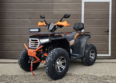 Лот: 23604653. Фото: 1. Квадроцикл Loncin 200 «Черный». Снегоходы, квадроциклы