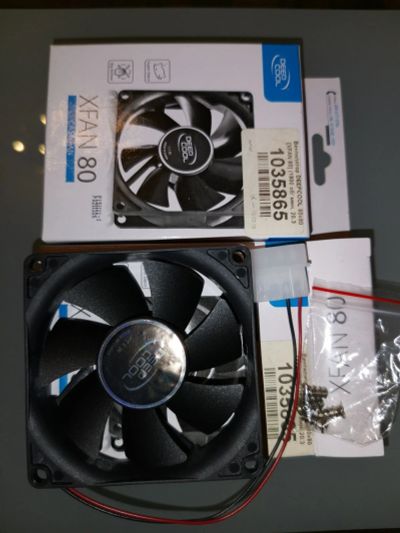 Лот: 15875404. Фото: 1. вентилятор Deepcool XFAN 80*80. Радиаторы, системы охлаждения