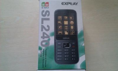 Лот: 3167350. Фото: 1. Explay SL 240 Black 2SIM/ TFT... Кнопочные мобильные телефоны