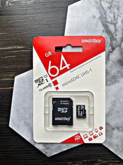 Лот: 17547222. Фото: 1. карта памяти 64 gb. Карты памяти