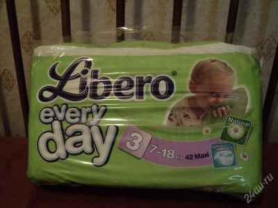 Лот: 1406891. Фото: 1. подгузники libero every day maxi... Детская гигиена