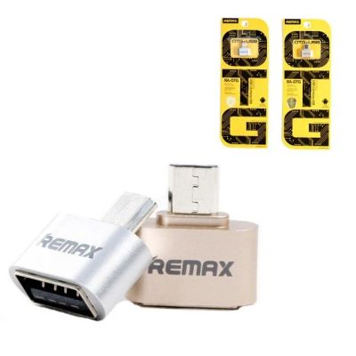 Лот: 16004501. Фото: 1. OTG переходник Remax microUSB-USB... Шлейфы, кабели, переходники