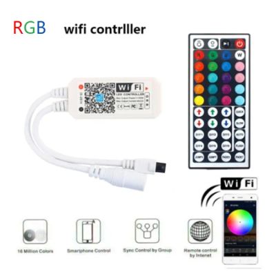 Лот: 14651075. Фото: 1. Контроллер RGB Wifi LED 44 кнопочным... Светодиодная подсветка