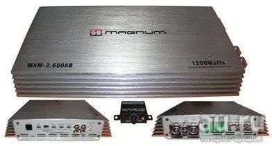 Лот: 13151321. Фото: 1. Magnum MAM 2.600AB усилитель. Усилители