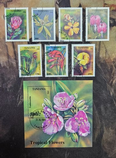 Лот: 25631226. Фото: 1. Марки: Танзания. 1994. Тропические... Марки