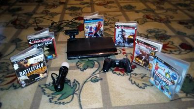 Лот: 9005043. Фото: 1. PS3 Super Slim 500 гиг. Игровые приставки, консоли