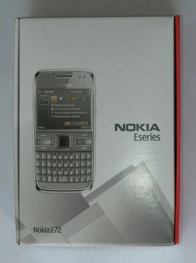 Лот: 3862583. Фото: 1. Коробка от nokia E72 c комплектом. Коробки, инструкции