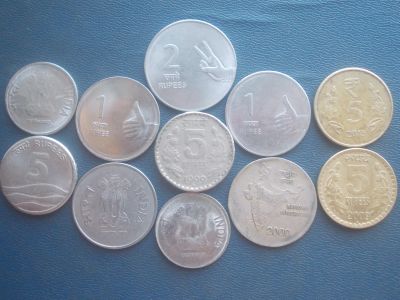 Лот: 11718095. Фото: 1. Индия - набор монет одним лотом... Наборы монет