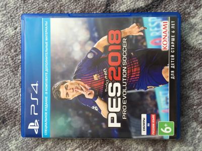 Лот: 11956290. Фото: 1. Pro evolution soccer 2018. Игры для консолей