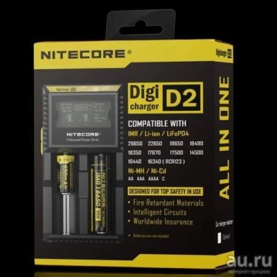 Лот: 12148986. Фото: 1. Nitecore D2 умное зарядное устройство... Зарядные устройства, блоки питания для бытовой техники