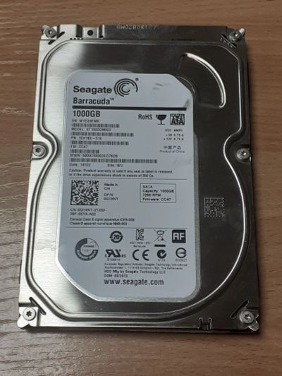 Лот: 20256548. Фото: 1. Жесткий диск 1000gb HDD 1TB Seagate... Жёсткие диски (HDD)