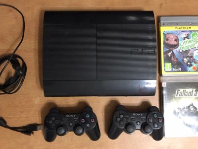 Лот: 15233553. Фото: 1. Sony Playstation 3 + 6 игр. Игровые приставки, консоли