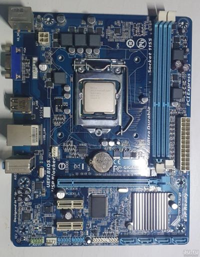 Лот: 18200520. Фото: 1. Материнская плата Gigabyte GA-H61M-S1... Материнские платы