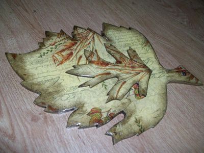 Лот: 3625249. Фото: 1. Настенная декоративная досочка. Фигурки, статуэтки