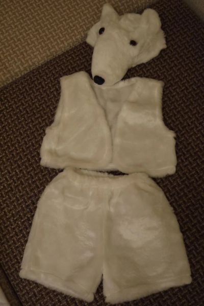 Лот: 8605389. Фото: 1. Новогодний костюм Белый медведь... Детские карнавальные, праздничные костюмы