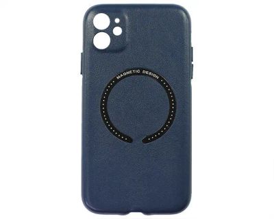 Лот: 20886697. Фото: 1. Чехол iPhone 11 Leather Magnetic... Чехлы, бамперы