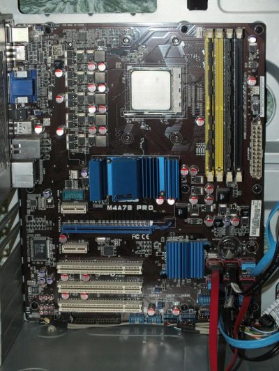 Лот: 9855314. Фото: 1. ASUS M4A78 PRO + AMD Athlon II... Материнские платы