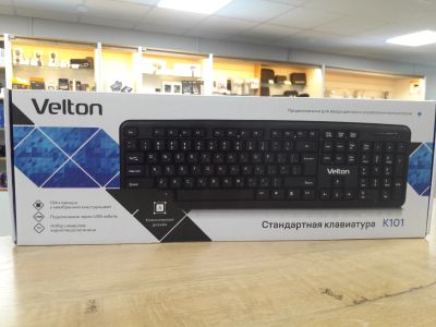 Лот: 13702953. Фото: 1. Клавиатура Velton K101, USB. Клавиатуры и мыши