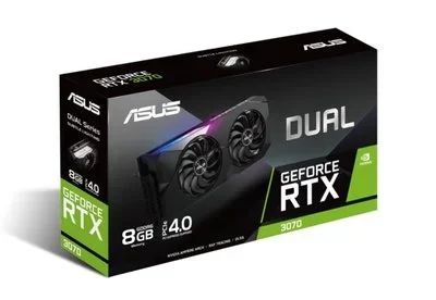 Лот: 17697599. Фото: 1. Видеокарта ASUS GeForce RTX 3070... Видеокарты