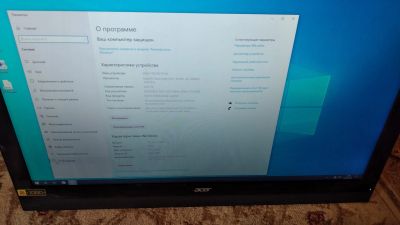 Лот: 21788113. Фото: 1. Рабочий моноблок Acer aspire z1-622... Моноблоки