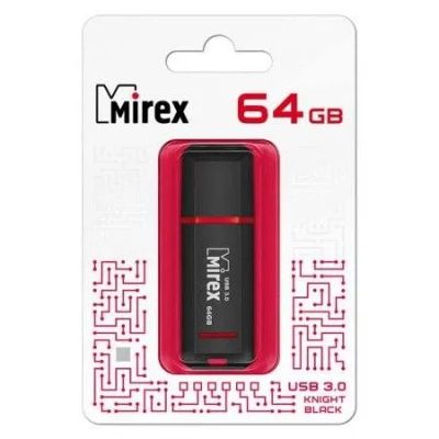 Лот: 25795005. Фото: 1. Флешка MIREX 64GB USB 3.0 KNIGHT... USB-флеш карты