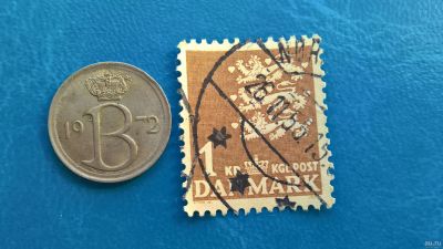 Лот: 13634994. Фото: 1. Почтовая марка и монетка в подарок... Марки