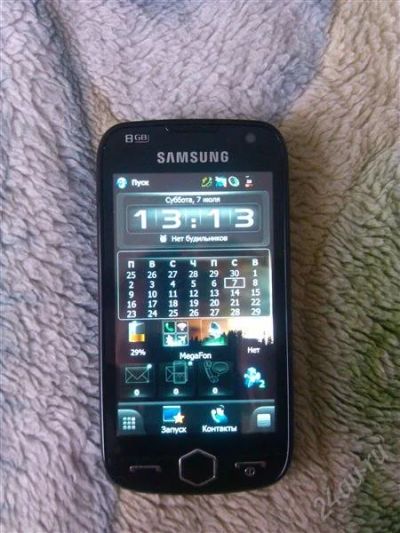 Лот: 1836045. Фото: 1. samsung i8000 повторные торги... Смартфоны