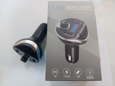 Лот: 17535645. Фото: 1. FM Modulator A33 USB microSD Bluetooth... FM-модуляторы, трансмиттеры