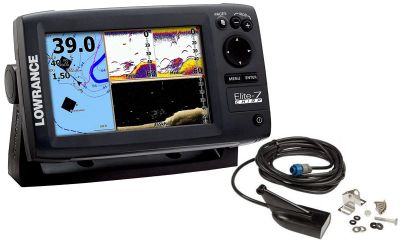 Лот: 4183755. Фото: 1. Lowrance Elite-7 Chirp 50/200... Эхолоты