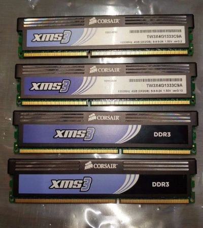 Лот: 10980076. Фото: 1. Corsair TW3X4G1333C9A (DDR3-1333... Оперативная память