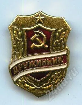 Лот: 25242191. Фото: 1. (№150) значки, Дружинник,есть... Памятные медали