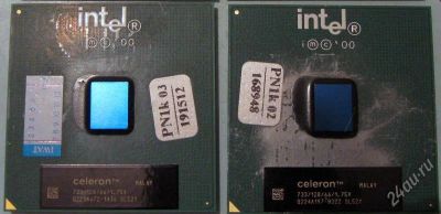 Лот: 148302. Фото: 1. процессор Celeron 733. Процессоры