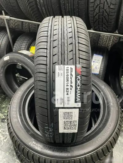 Лот: 24932604. Фото: 1. Летняя резина 185/60 R-14 "Yokohama... Шины