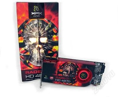 Лот: 1501704. Фото: 1. Видеокарта XFX Radeon HD 4870. Видеокарты