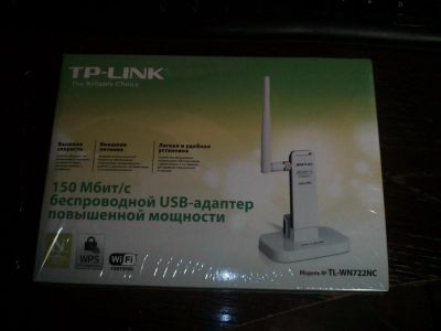 Лот: 7833977. Фото: 1. Wi-Fi адаптер TP-LINK TL-WN722NC... WiFi, Bluetooth адаптеры