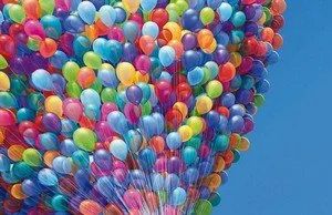 Лот: 7857189. Фото: 1. 50 гелиевых шариков ассорти на... Воздушные шары