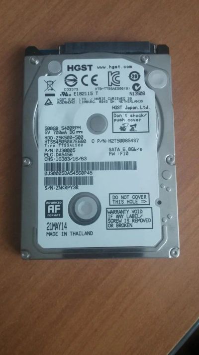 Лот: 6899424. Фото: 1. Жесткий диск Hitachi. Жёсткие диски (HDD)