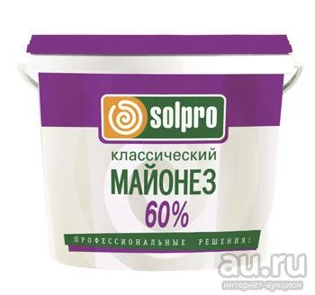 Лот: 13427520. Фото: 1. Майонез SolPro 60%, 10л. Масло, маргарин