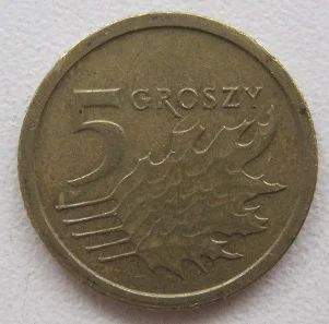 Лот: 12099685. Фото: 1. Польша 5 грошей 2014 (20181209... Европа