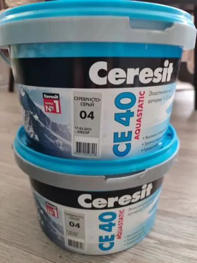 Лот: 22488972. Фото: 1. Затирка Церезит (Ceresit) CE 40... Смеси, шпатлевки, цемент