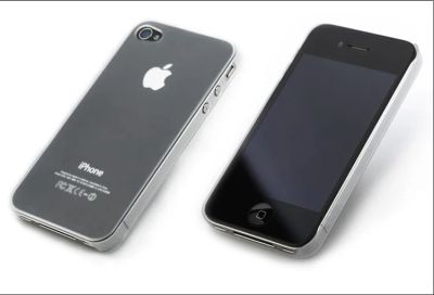 Лот: 3693939. Фото: 1. Чехол прозрачный Iphone 4, 4S. Чехлы, бамперы
