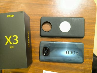 Лот: 23601761. Фото: 1. Смартфон Poco X3 NFC Shadow Grey... Смартфоны