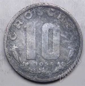 Лот: 1447418. Фото: 1. Австрия. 10 грош 1948г. Цинк... Германия и Австрия