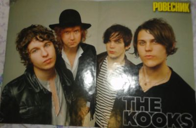 Лот: 6721169. Фото: 1. Постер плакат metallica the kooks. Наклейки, карточки, вкладыши