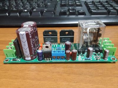 Лот: 6650804. Фото: 1. Модуль усилителя на LM3875TF 2x50W... Усилители, эквалайзеры