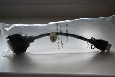 Лот: 9829496. Фото: 1. переходник DVI-D - HDMI. Шлейфы, кабели, переходники