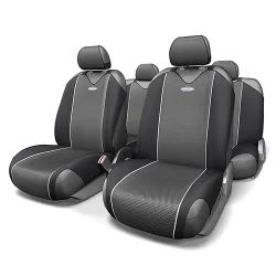 Лот: 14588711. Фото: 1. CRB-902P BK/GY Майки CARBON PLUS. Чехлы, коврики, оплетки руля