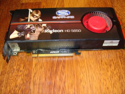 Лот: 6926348. Фото: 1. Sapphire Radeon HD5850 1Gb GDDR5. Видеокарты